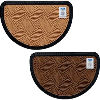 Rohožka rohož 40x60 guma+koberec DELUX PŮLKRUH