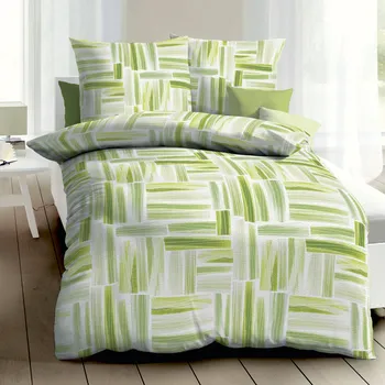 Povlečení Kaeppel | Krepové povlečení Frame limone, 140x200, 70x90