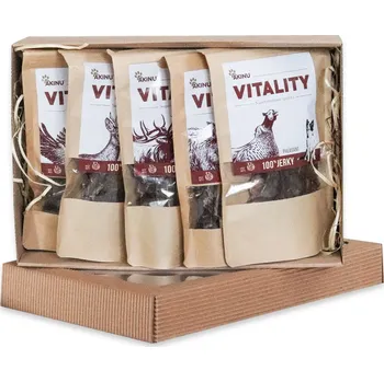 Krmivo pro psa Akinu VITALITY Jerky BOX pamlsek pro psy