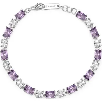 Náramek Stříbrný náramek Brosway Fancy Magic Purple FMP26 + dárek zdarma