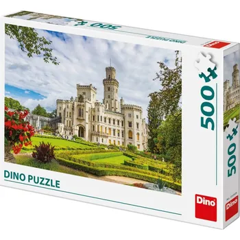 Dětské zboží Dino Puzzle Malebná Hluboká 47x33cm skládačka 500 dílků v krabici