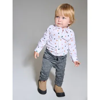 Chlapecké oblečení Sinsay - Kalhoty regular - šedá - 075EN-90X - 075EN-90X-86