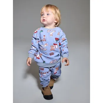 Chlapecké kalhoty Sinsay - Souprava mikiny a kalhot - modrá - 934FW-05X - 934FW-05X-74