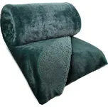 Přehoz na sedačku - pohovku - deka BERTA zelená 170x210 cm Mybesthome