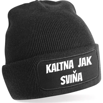 Čepice Kulich - Kaltna jak sviňa Černá UNI