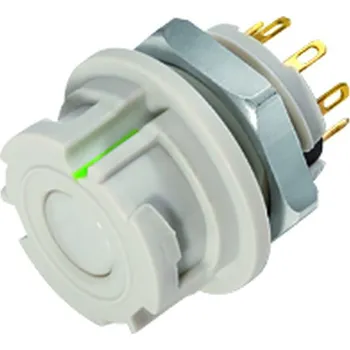 Rozvaděč Binder 09 0774 400 08 Bajonetový konektor pro montáž na panel, kontakty: 8, nestíněný, pájený, IP67