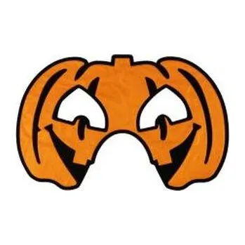 Karnevalová maska Maska na Halloween flokowana Dynia