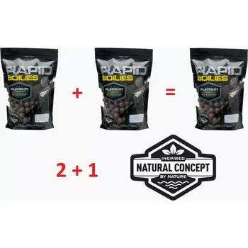 Nástraha MIVARDI Akce 2+1 Rapid Boilies Platinum - B17 (250g | 24mm)
