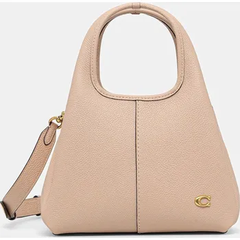 Kožená kabelka Coach hnědá barva CM545 02C, vel. ONE SIZE