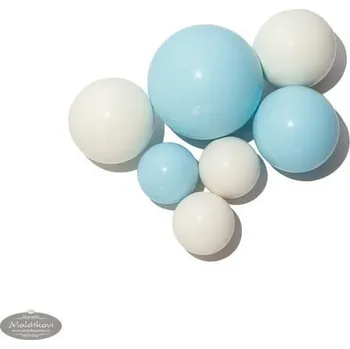 Čokoláda K-Decor Čokoládové koule extra velké modro-bílé