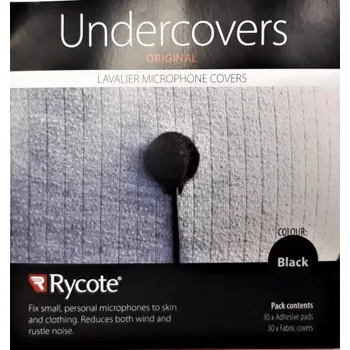 Mikrofon Rycote Rycote Undercovers, černé - 30 kusů + 30 samolepek