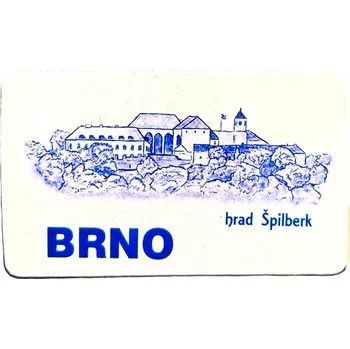 Dekorativní magnet Magnetka Špilberk kresba