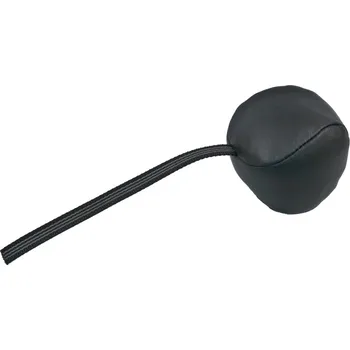 Pomůcka pro výcvik zvířete BAFPET Kožený míček s couračkou Rozměr: 9cm 09041