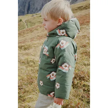 Chlapecká bunda Dětská bunda Konges Sløjd NUKA JACKET GRS KS103522.B.9BYA zelená 78X, vel. 74