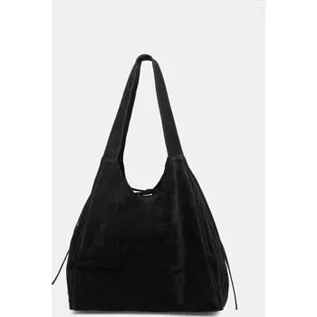 Kabelka Semišová kabelka Answear.LAB t4 černá 99X, vel. ONE SIZE