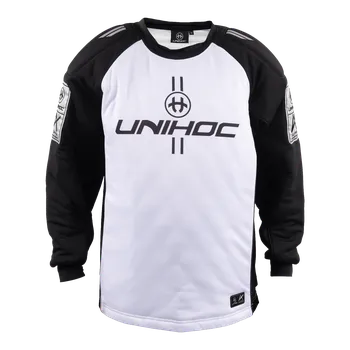 Florbalový dres UNIHOC Goalie sweater Alpha white/black L - L