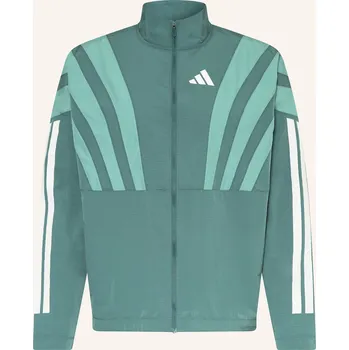 Adidas Pánská Běžecká Bunda Adizero Archive, petrolejová /...