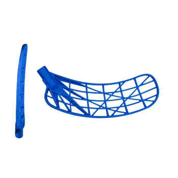 Florbalová čepel UNIHOC Evolite Titan hard PP bright blue L - Levá ruka dole/Modrá/tvrdá - Titan (PP-H)