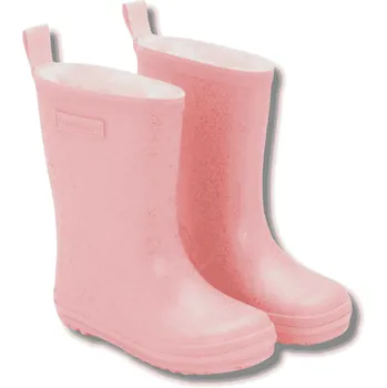 Chlapecké holínky BUNDGAARD Aspen barefoot zateplené holínky, Rose Sparkle Velikost: 32
