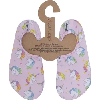 Dívčí žabky SLIPSTOP boty, capáčky do vody i ven, Jednorožec Velikost: 30-32 L