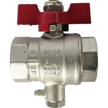 Ventil Ventil kulový se závitem Siemens 3/4˝, M10 x 1, pro teplotní čidlo 5,0 x 45 mm