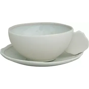 Jars Šálek s podšálkem S Plume, 75 ml / Ø 8 cm, perleťová Nacre JA963045