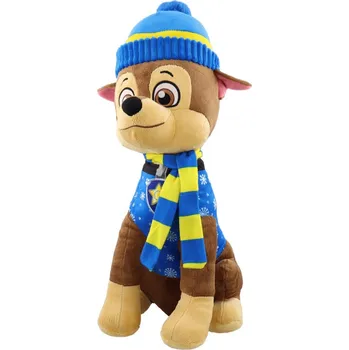 plyšák Paw patrol Plyš Tlapková patrola sedící 50 cm Chase