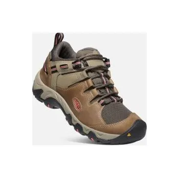 Dámská treková obuv Keen STEENS WP W timberwolf/coral US 7,5 / EU 38,0 / UK 5 / 24,5 cm; Hnědá boty + DÁREK DLE VÝBĚRU!