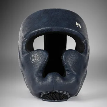 Chránič hlavy na box a bojový sport Boxerská a MMA přilba Venum Impact Evo Scales - Midnight Blue