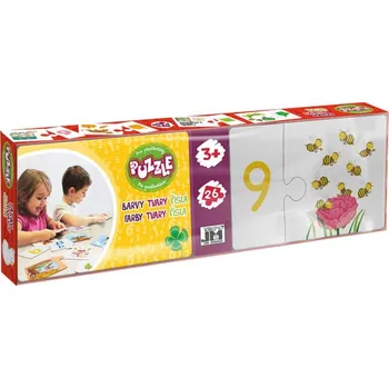 Puzzle Jiri Models Puzzle naučné Barvy a tvary pro předškoláky 26 dílků