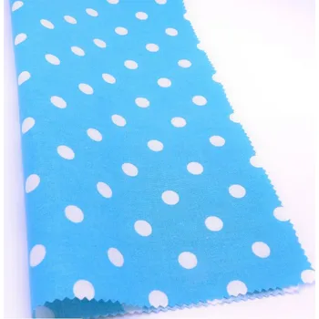 DOMESTIK 145/13069-9 modrý poklad Puntíky 10mm / METRÁŽ NA MÍRU