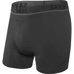 boxerky SAXX KINETIC HD BOXER BRIEF blackout - XS