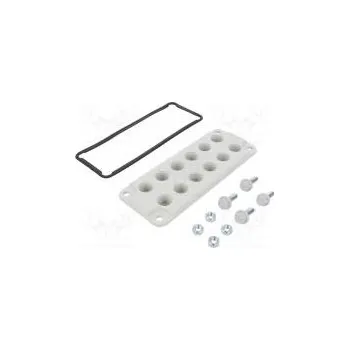 Víceotvorová průchodka polykarbonát šedá Počet otv 12 IP65