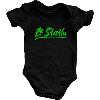 Kojenecký body Kojenecké body - Ze Štatlu zelený potisk Černá 80