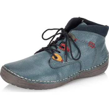 Dámské kozačky Dámská kotníková obuv RIEKER 52544-14 modrá W5 36