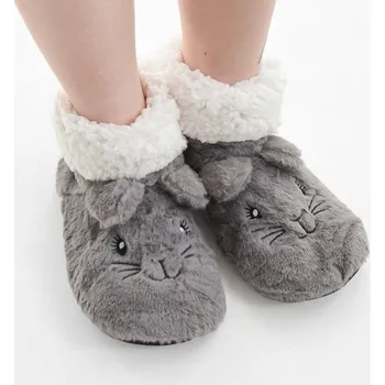 Dámské pantofle PESAIL® Domácí obuv KRÁLÍČEK - šedá (vel.35-38), + Prodloužená možnost vrácení zboží do 50 dnů