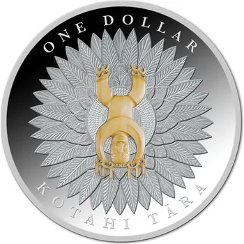 Maorské Umění 2014 Proof 1 Oz Ag-Papatuanuku and Ranginui