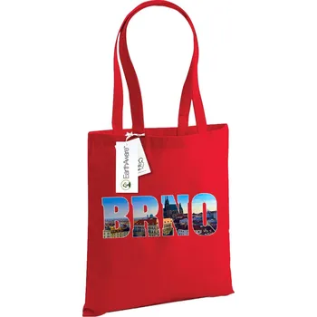 Taška - Brno barevné Červená 38x42cm