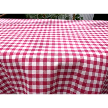 KANAFAS 140 / K38 malinová kostka 10mm / 150cm / METRÁŽ NA MÍRU