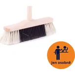 Smeták úklidový s holí dřevěný