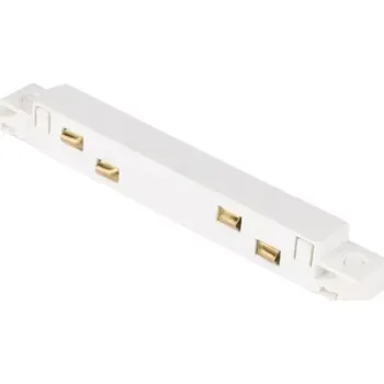Alfa Track Magnetic Straight Connector White