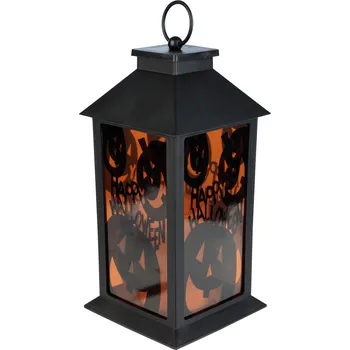 Lucerna LIVARNO home Halloweenská LED lucerna (hranatá/oranžová)