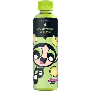 Limonáda Soti Natural Powerpuff Girls nápoj s příchutí medového melounu a mléka 350 ml