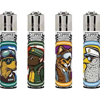 Zapalovač Zapalovač Clipper CP11RH Pilot Animals balení - 24 ks