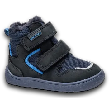 Chlapecká zimní obuv PROTETIKA BAREFOOT ZIMNÍ CHLAPECKÉ BOTY S MEMBRÁNOU PRO-TEX , GERO NAVY Velikost: 20