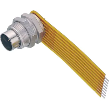 Rozvaděč Binder 09 0477 65 07 Konektor M9 pro montáž na panel, kontakty: 7, nestíněný, THT, IP40