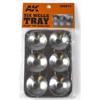 AK TOOLS AK9014 Six Wells Tray