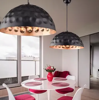 Designový lustr Jim černá/měděná