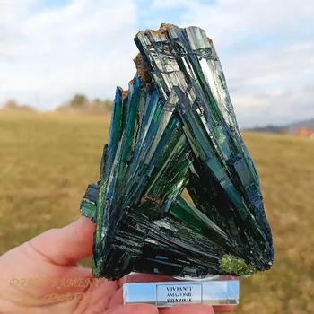 Přírodní kámen Vivianit z Brazílie 112x90mm