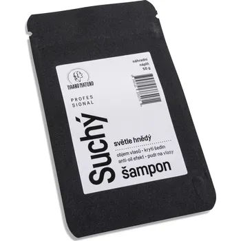 Šampon Haaro Naturo Náhradní náplň Suchý šampon SVĚTLE HNĚDÝ